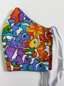 Clown fish face mask