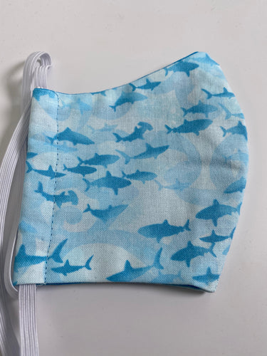 Sharks face mask