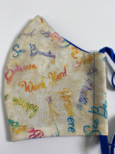 Load image into Gallery viewer, Dream, believe - Inspirational - face mask