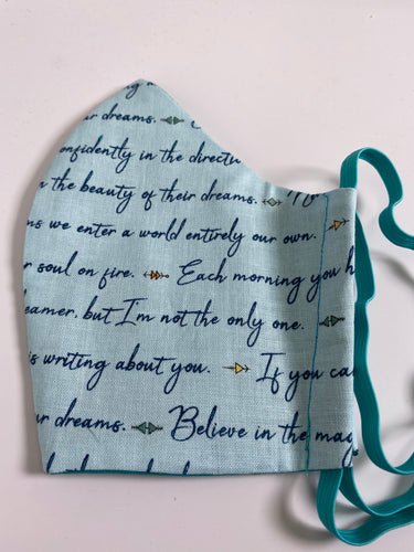 Dreamer, soul - Inspirational - face mask