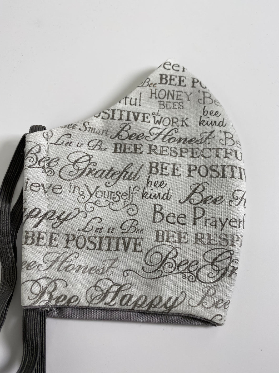 Bee kind - Bee Honest, Bee positive, Bee Happy, Bee grateful  - Inspirational - face mask